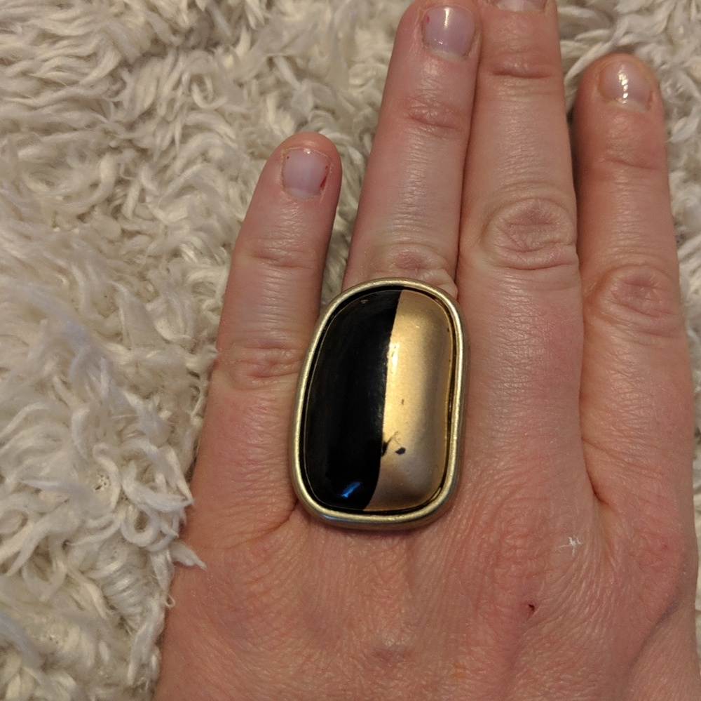 Gold & Black Ring